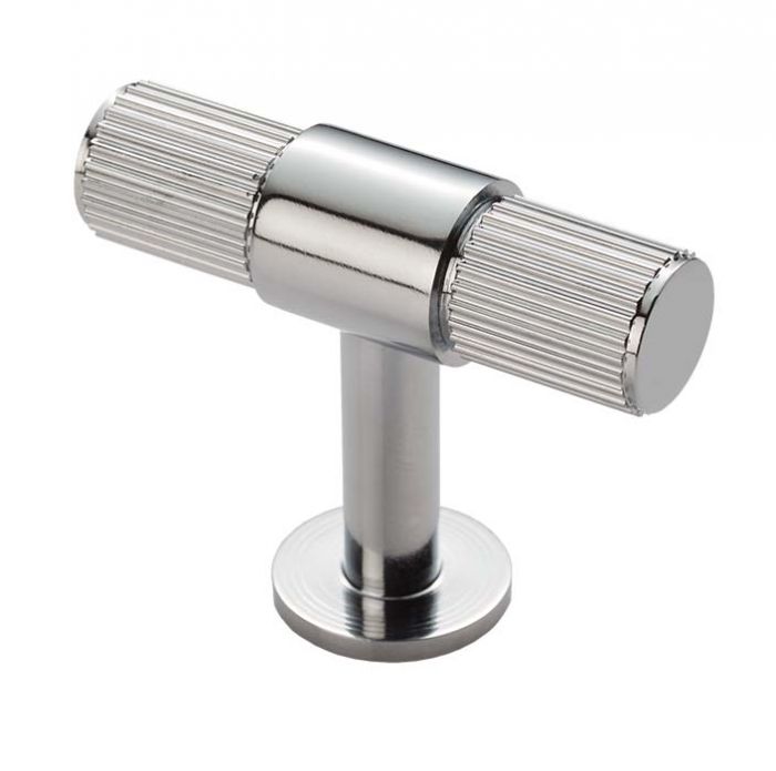 Fingertip Ftd711Cp Ftd Lines T-Bar Knob Polished Chrome