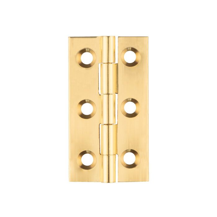 Fingertip FTD800C Ftd Cabinet Hinge 50 X 28 X 1.5mm Polished Brass