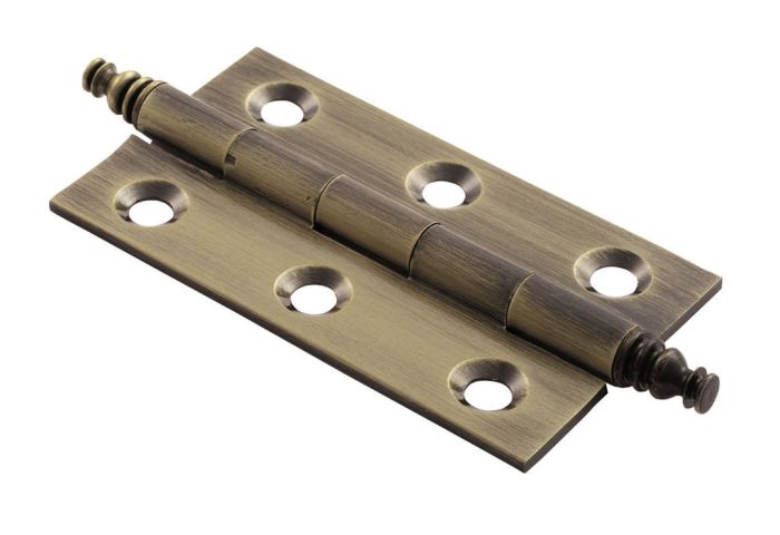 Fingertip FTD805DAB Ftd Finial Cabinet Hinge 64 X 35 X 2mm Antique Brass