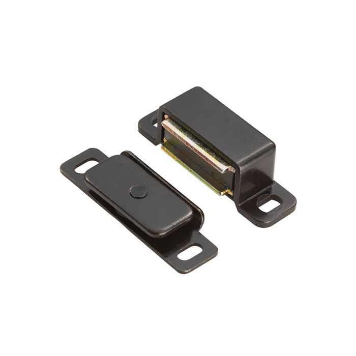 Fingertip FTD840BLK Ftd Steel Magnetic Catch (6Kg Pull) 46 X 15 X 14Mm