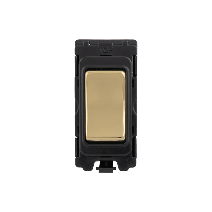 2 Way & Off Switch  Polished Brass Rocker Polished Brass G12C-PB Eurolite G12C-PB