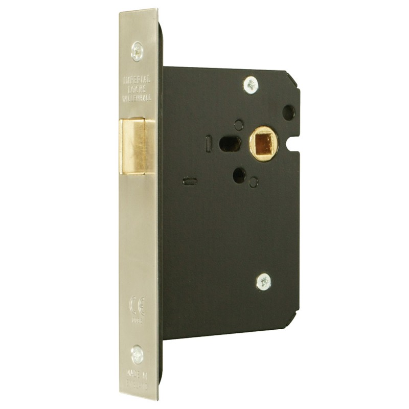 Mortice Upright Latch-101mm Case -82mm Backset G4053 By Imperial Locks Satin Brass G4053-101-SB
