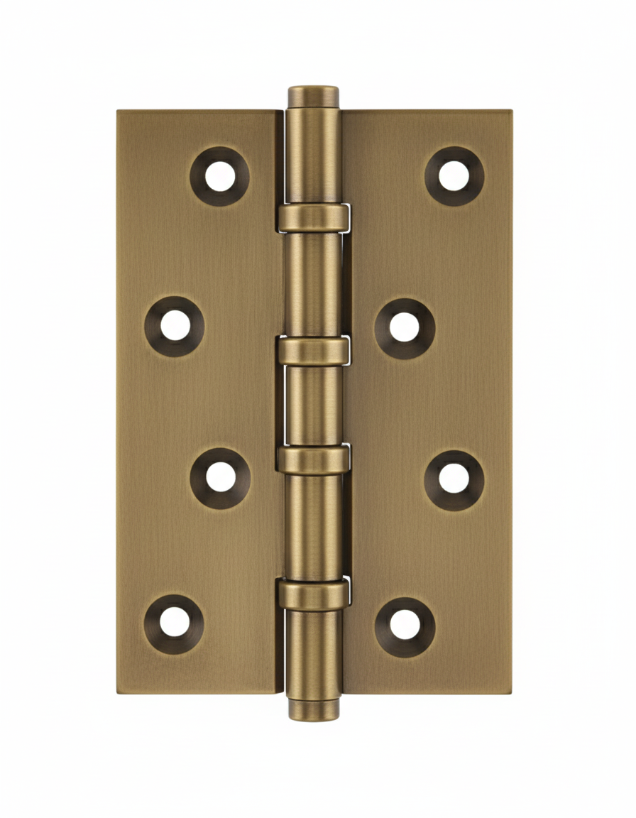 Simonswerk 1540 Ball Race Brass Butt Hinges 100mm x 65mm c/w Screws Aged Brass