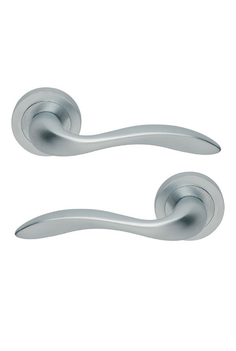 Manital GI5SC Giava Lever On Concealed Fix Round Rose Csa (Satin Chrome) Satin Chrome