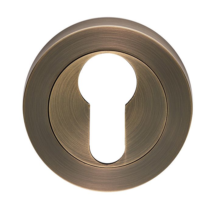 Carlisle Brass Euro Profile Escutcheon Gk4001AB Antique Brass