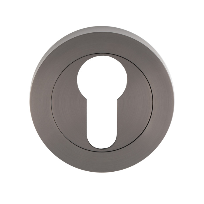 Carlisle Brass Escutcheon - Euro Profile On Concealed Fix Round Rose Anthracite GK4001ANT