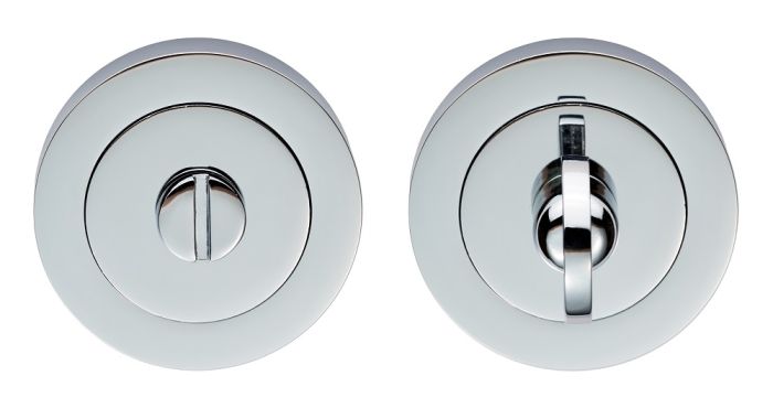Carlisle Brass GK4004CP Turn & Release On Concealed Fix Round Rose Polished Chrome Polished Chrome