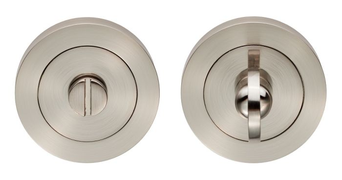 Carlisle Brass GK4004SN Turn & Release On Concealed Fix Round Rose Satin Nickel Satin Nickel
