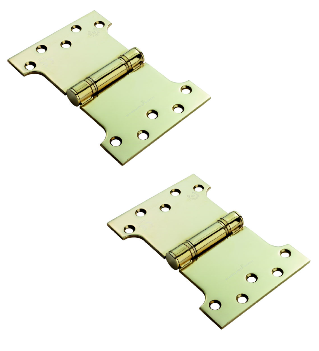 Eurospec H2N1446PVD 101.6 X 152 X 3.5mm Parliament Hinge C/W Screws Stainless Brass