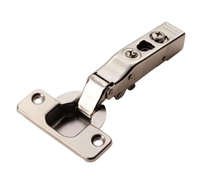 Fingertip H4.100.35.10 Ftd Full Overlay Soft Close Hinge (C85A6A6F) Bright Nickel Plate