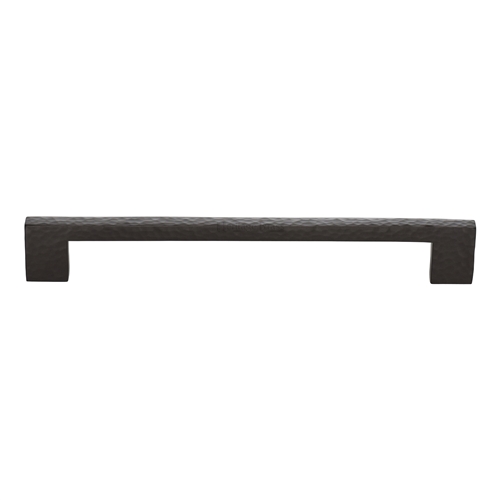 Heritage Brass Cabinet Pull Metro Hammered Design 192mm CTC Matt Bronze