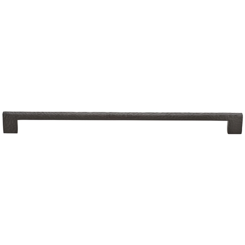 Heritage Brass Cabinet Pull Metro Hammered Design 320mm CTC Matt Bronze