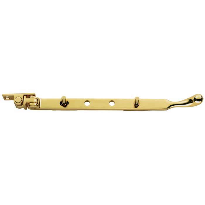 Carlisle Brass WF12B Bulb End Casement Stay Polished Brass