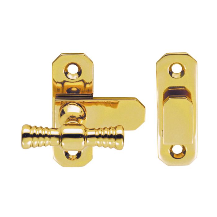 Fingertip WF13 Ftd T- Handle Fastener 57 X 19mm Polished Brass