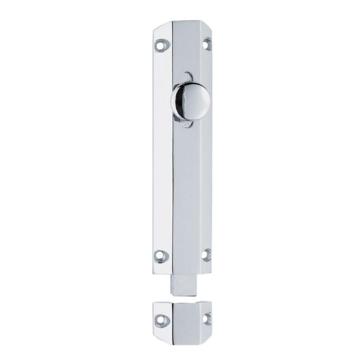 Carlisle Brass AQ82SC Surface Bolt C/W Extruded Keeper & Flat Keeper 150mm Satin Chrome