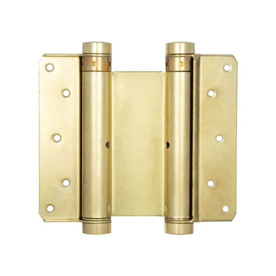 Frelan Double Action Steel Spring Hinge 150mm Electro Brassed 150mm HB3005-6PB