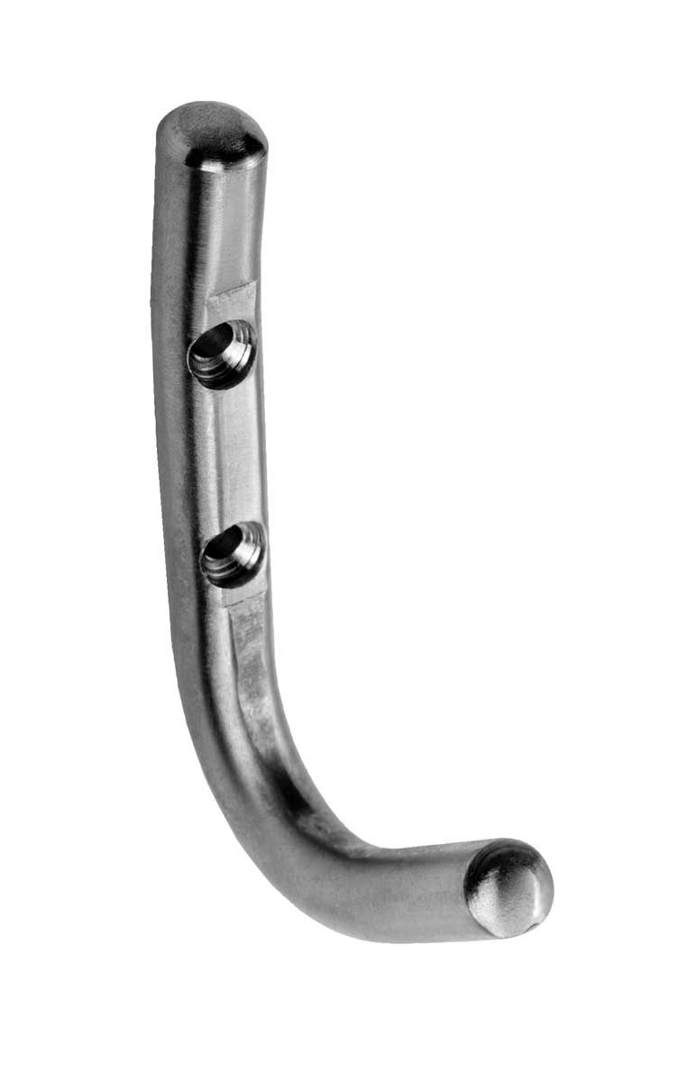 Eurospec HCH1011SSS 145 X 10mm Hat & Coat Hook Satin Stainless Steel