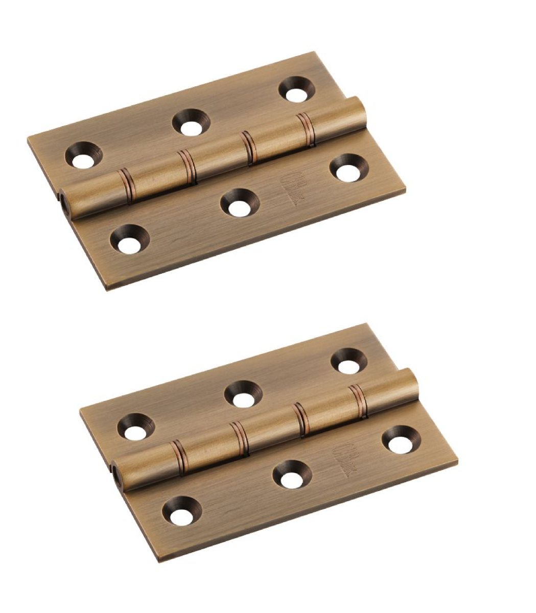 Carlisle Brass HDPBW21AB 76 X 50 X 2.5mm Double Phosphor Bronze Washered Butt Hinge Antique Bronze