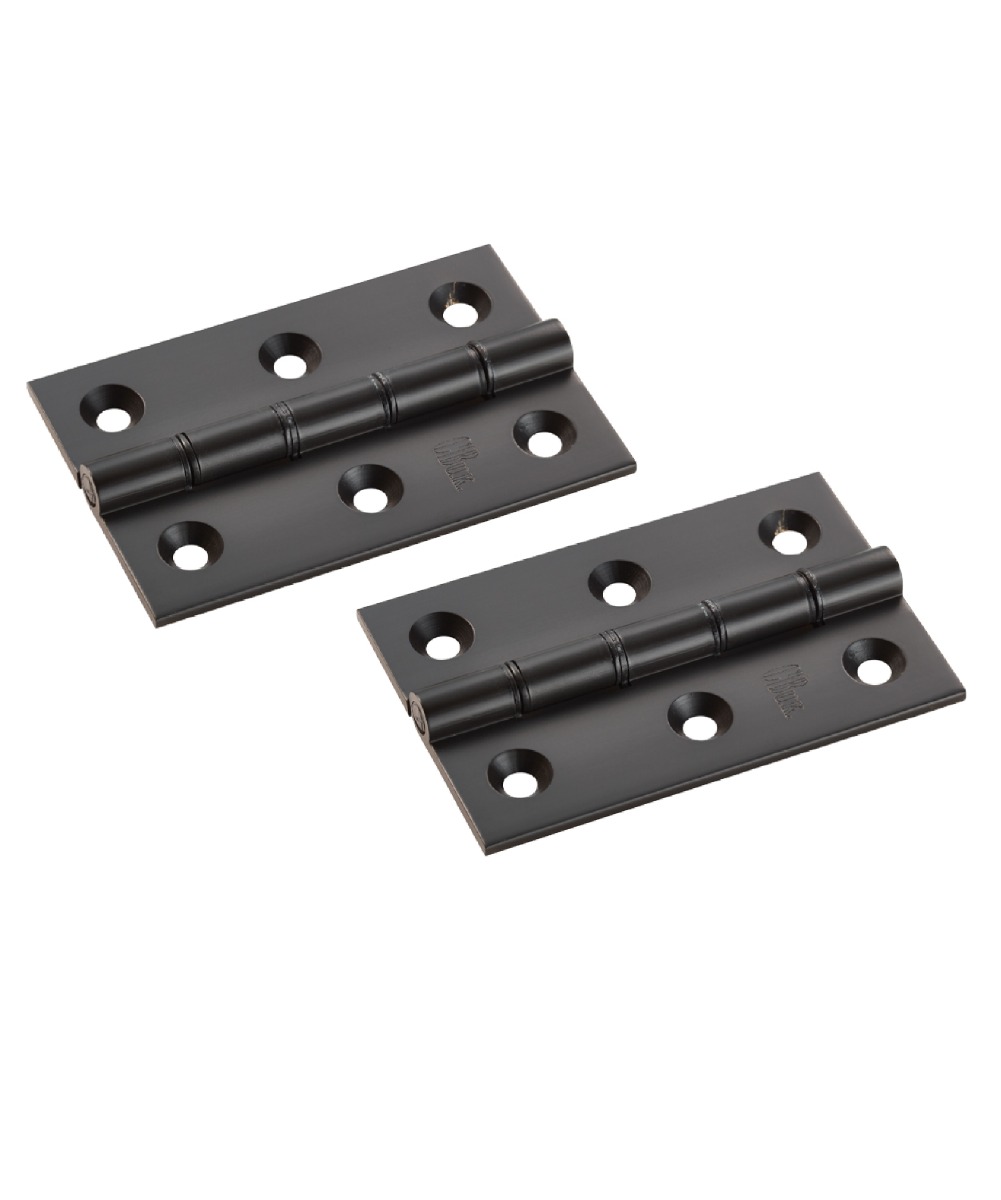 Carlisle Brass HDPBW21MB 76 X 50 X 2.5mm Double Phosphor Bronze Washered Butt Hinge Matt Black