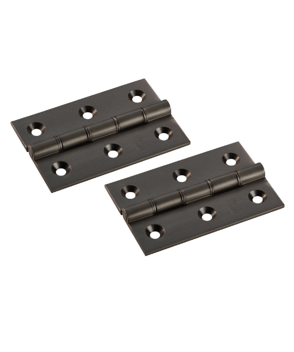 Carlisle Brass HDPBW21MBRZ 76 X 50 X 2.5mm Double Phosphor Bronze Washered Butt Hinge Matt Bronze