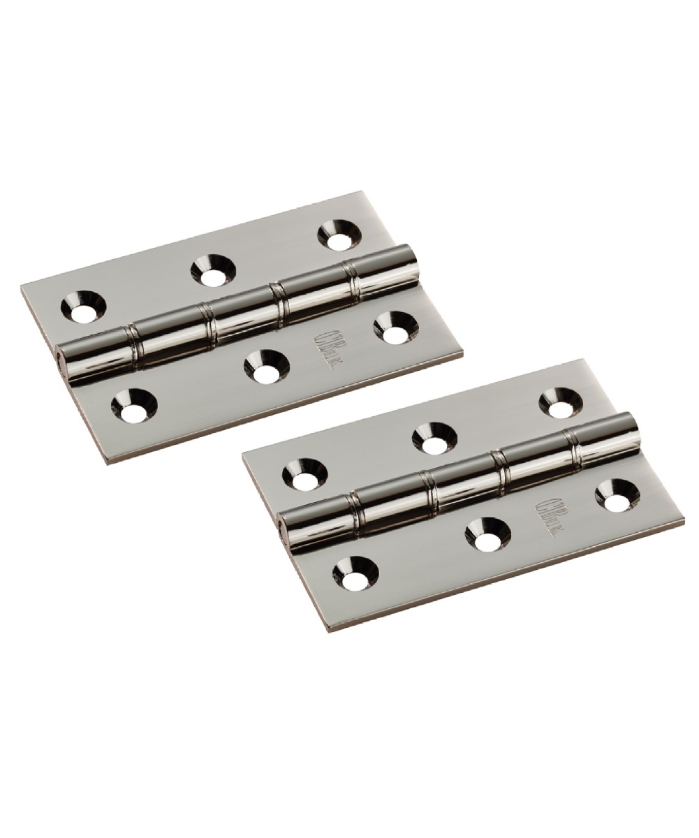 Carlisle Brass HDPBW21PN 76 X 50 X 2.5mm Double Phosphor Bronze Washered Butt Hinge Polished Nickel