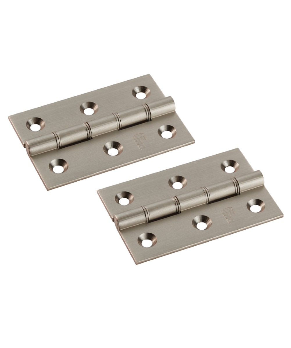 Carlisle Brass HDPBW21SN 76 X 50 X 2.5mm Double Phosphor Bronze Washered Butt Hinge Satin Nickel