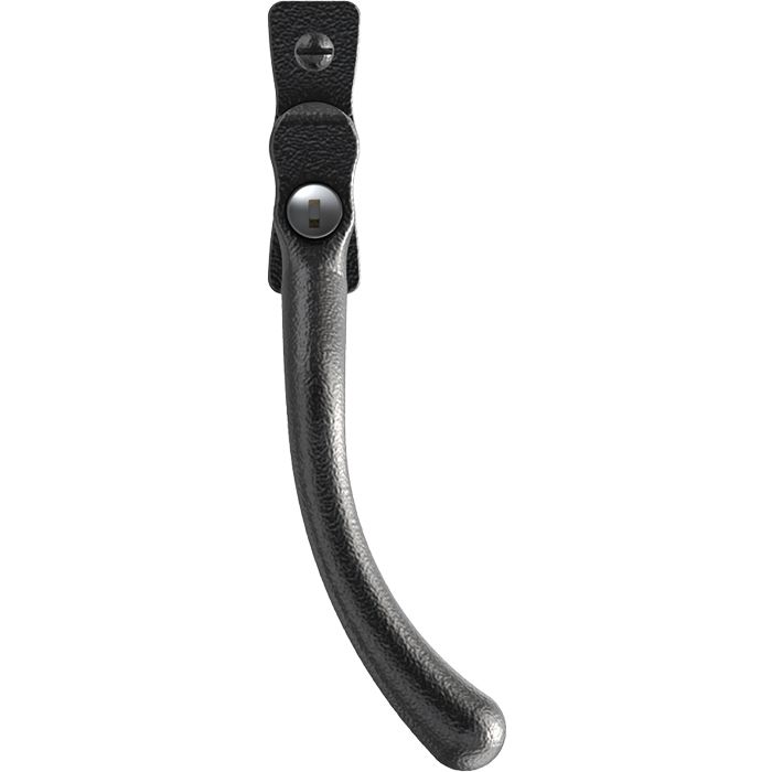 Carlisle Brass Heritage Pear Drop Casement Handle - Heritage Black, 40Mm Pin, Left Hande CB700513