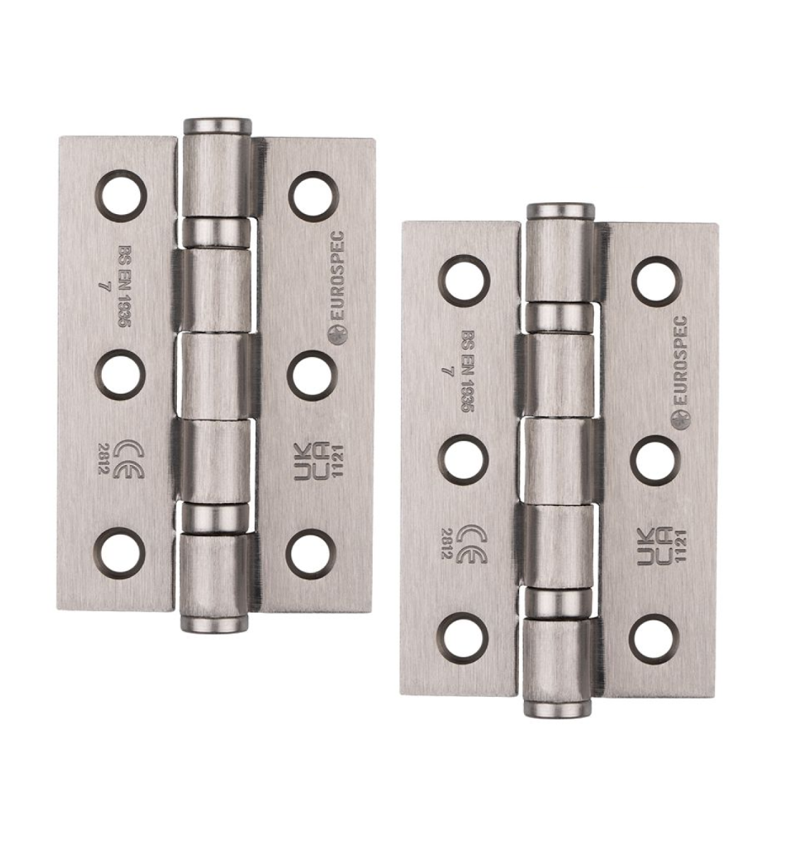Eurospec HIN1322/7SN Grade 7 Ball Bearing Hinge 76mm Satin Nickel
