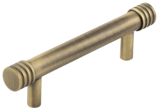 Hoxton Sturt Cabinet Handles 96mm Ctrs HOX450AB Antique Brass
