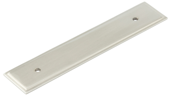 Hoxton Rushton Backplate for Cabinet Handles & Cupboard Knobs 140mm HOX6050SN Satin Nickel