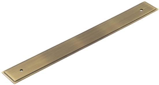 Hoxton Rushton Backplate for Cabinet Handles & Cupboard Knobs 268mm HOX6060AB Antique Brass