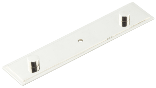 Hoxton Rushton Backplate for Cabinet Handles & Cupboard Knobs 140mm HOX6090PN Polished Nickel