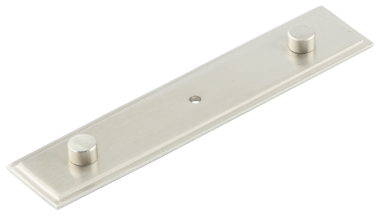 Hoxton Rushton Backplate for Cabinet Handles & Cupboard Knobs 140mm HOX6090SN Satin Nickel