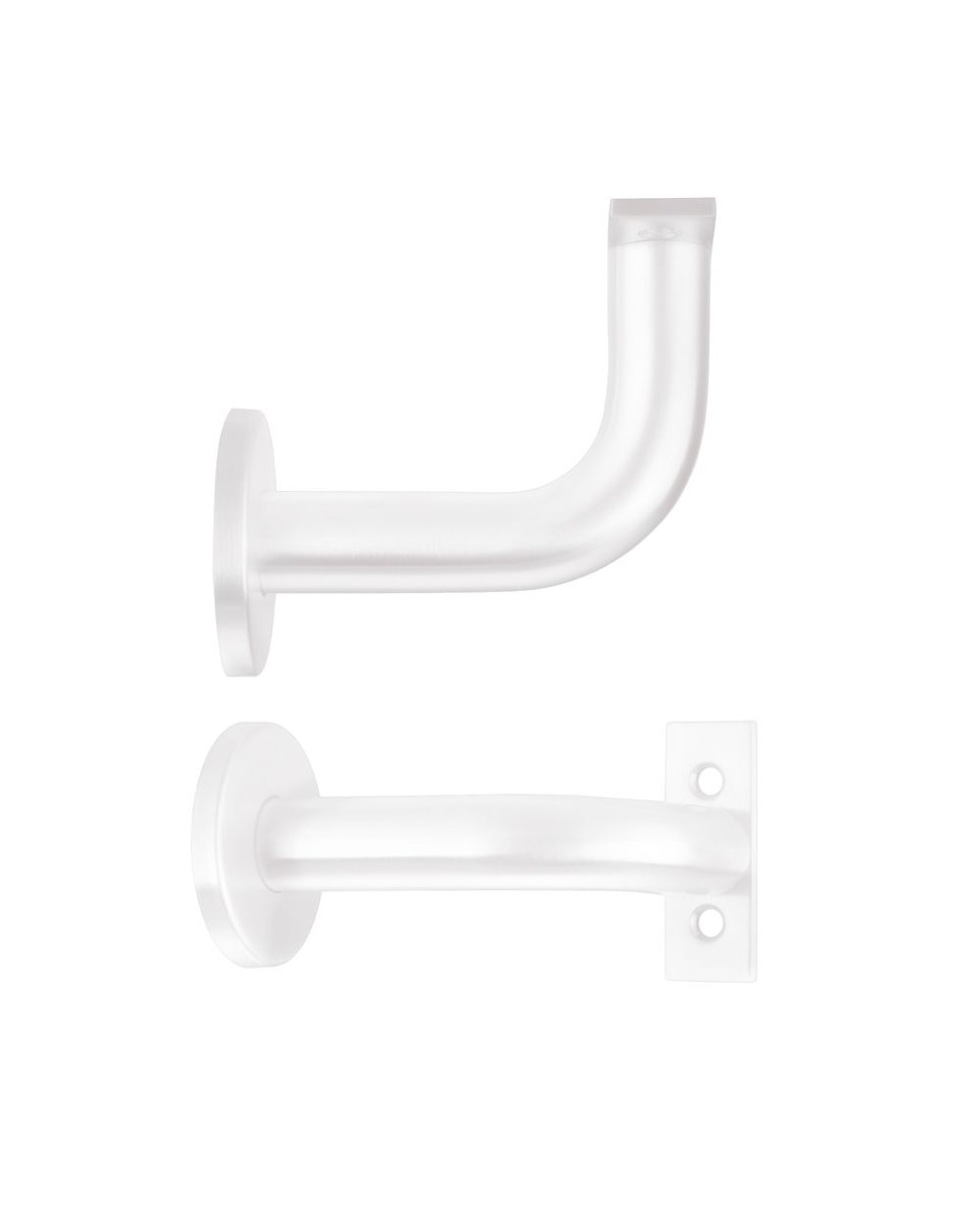 STEELWORKS Concealed Handrail Bracket 82mm Projection-Matt White