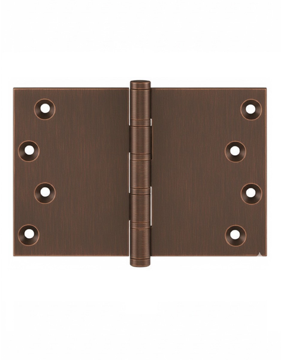 Simonswerk P1564 Ball Race Brass Butt Projection Hinges 101.6mm x 152mm c/w Screws Imitation Bronze