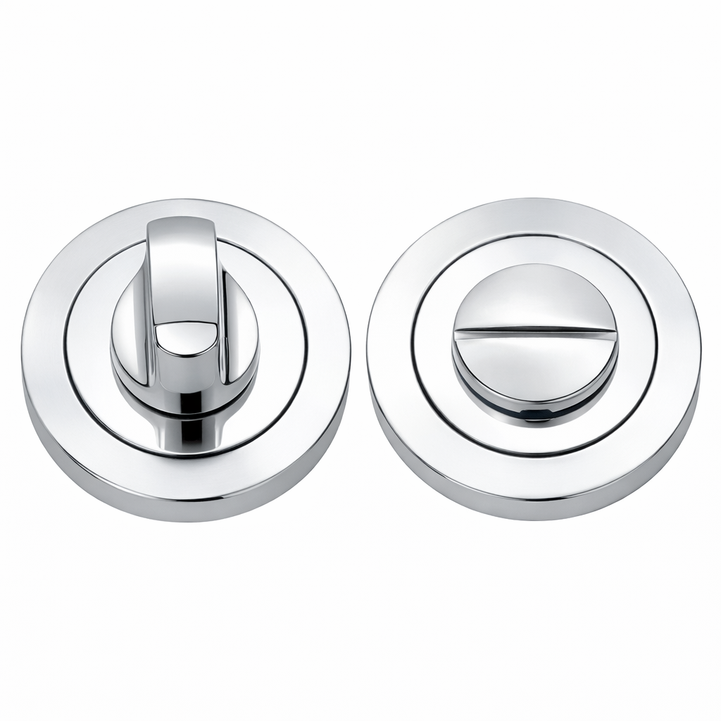 IRONZONE IRZ004CP Bathroom Turn and Release 50mm - Polished Chrome