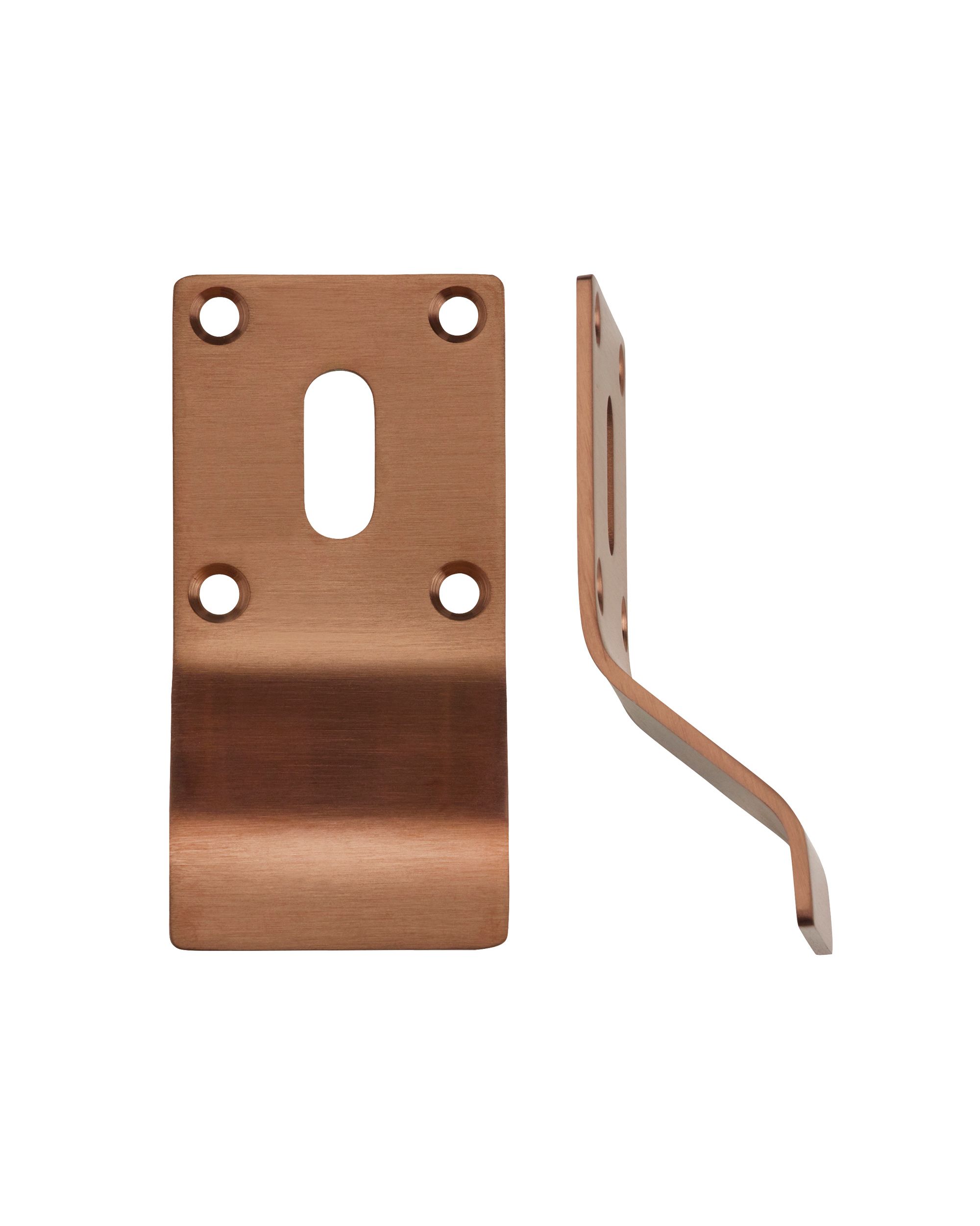 STEELWORKS Cylinder Latch Pull Key Profile 88mm x 43mm Bronze