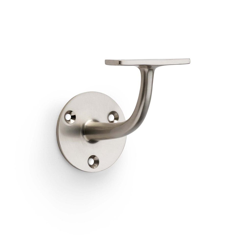 Acre & Clutton Solid Brass Handrail Bracket Heavy Duty 82mm Projection � Satin Nickel HRB-82P-55SN