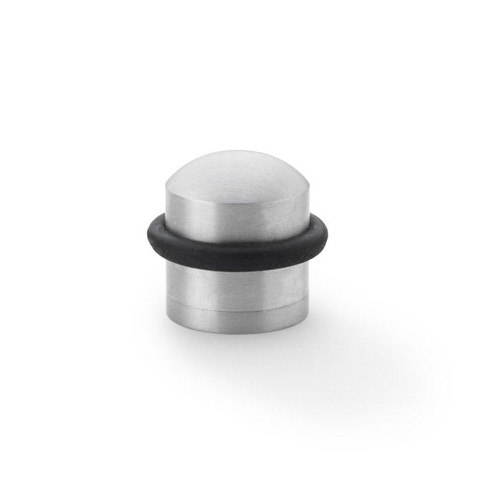 Acre & Clutton Ridgewood Plain Solid Brass Floor Door Stop 31mm Satin Chrome RID-D31-35SC