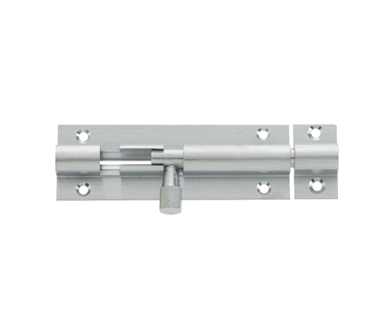 Frelan Brass Straight Barrel Bolts 102mm J1001DE Satin Chrome