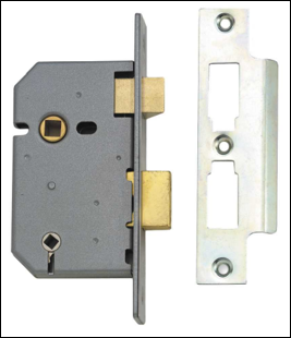 Union Bathroom Lock Mortice Lock Satin Stainless Finish 76mm Case J2226-SC-3.00