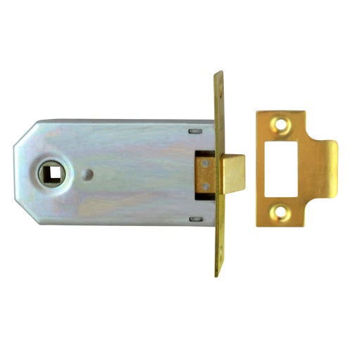 Union Mortice Box Latch Polished Brass Finish 102mm Case J2642-PL-4.00