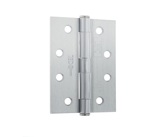 Frelan Grade 7 Steel Heavy Duty Button Tip Hinge 102x76x2.5mm Satin Chrome 102mm J451BT-SC
