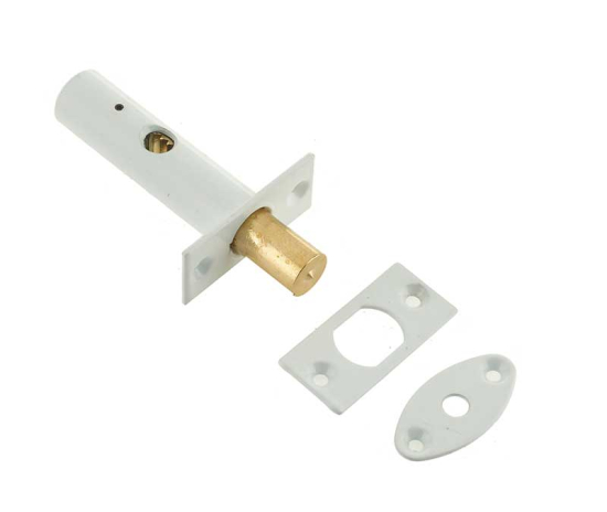 Frelan J727 61mm Mortice rack bolt 62mm with 28mm Backset J727WH White