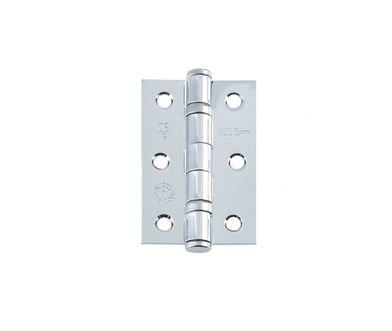 Frelan Grade 7 Steel Ball Bearing Hinges 76x50x2.2mm 76mm J8502PC Polished Chrome