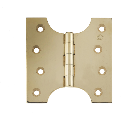 Frelan Budget Parliament Hinge 102x102x4mm Polished Brass J9009B4PB