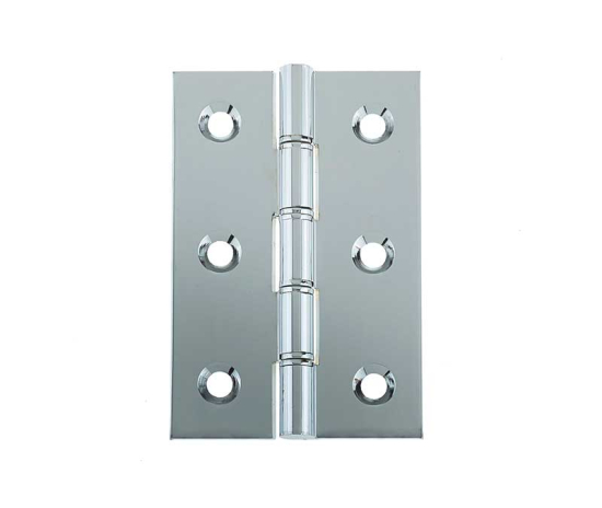 Frelan Double Phosphor Bronze Washered Hinge 102x67x2mm Polished Chrome J9121BPC