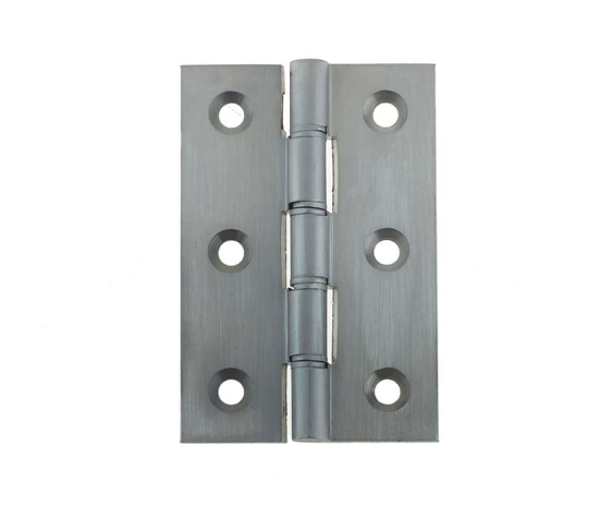 Frelan Double Phosphor Bronze Washered Hinge 102x67x3mm Satin Chrome J9310SC