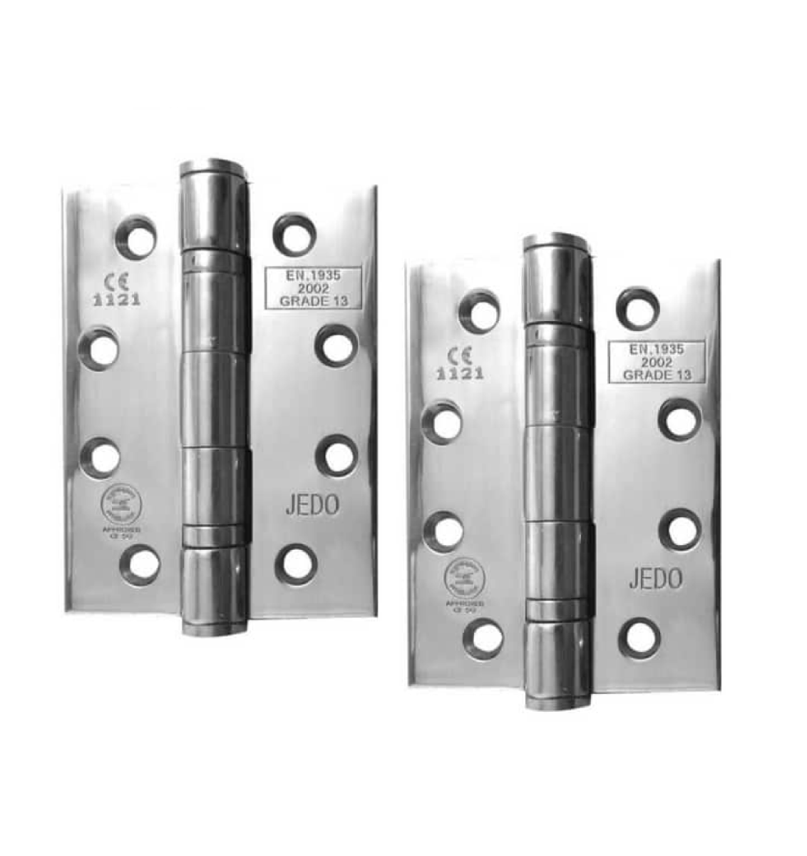 Frelan Grade 13 Ball Bearing Hinge 102x76x3mm Polished Stainless Steel 102mm J9500PSS