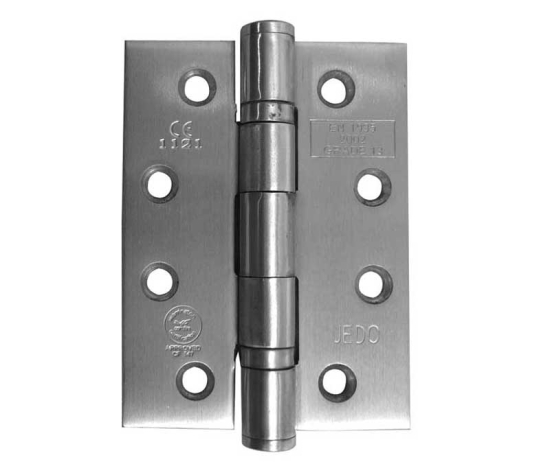 Frelan 316 SS Grade 13 Ball Bearing Hinges 102x76x3mm Satin Stainless Steel 102mm J9507SSS
